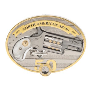 NAA 50th Anniversary .22 LR Mini-Revolver w/ Belt Buckle