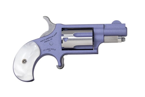 naa2lrorchid28a23 NAA Mini-Revolver Orchid .22 LR — 5-Round, Cerakote