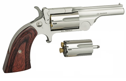 nonaa22mcr2507d78 NAA Ranger II Break-Top 22WMR/22LR 2.5in Stainless