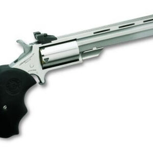 NAA Mini-Master 4″ Stainless 5-Shot Revolver (.22 WMR/.22 LR)