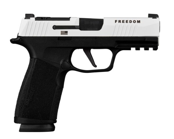 p365xwhiteaf2f Sig Sauer P365 X-Macro Freedom 9mm 3.7″ 17rd