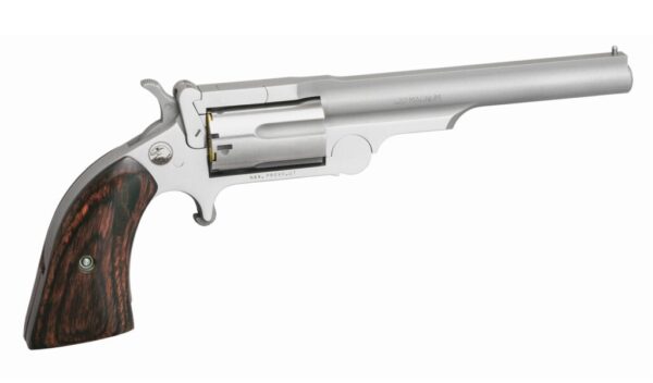 ranger413f4 NAA Ranger II 22 WMR 4″ 5-Round Stainless Revolver