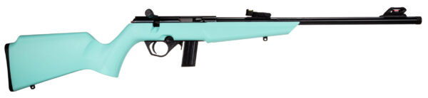 Rossi_RB22L1611C_R ROSSI RB22 Compact .22 LR Bolt-Action Cyan Stock