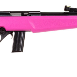 Rossi RB22 Compact Bolt-Action Rifle – .22 LR – Pink/Black