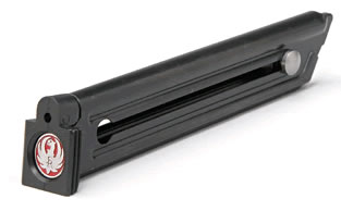rum-10 Ruger Mark II 10rd Magazine .22 LR Blued Steel