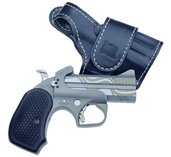 rwxlflagcover370e Bond Arms Rowdy XL Flag .45LC/.410 3.5in Stainless