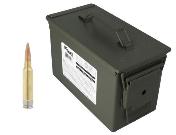 SIG SAUER 6.8×51 Hybrid Ball 113gr 460‑Rd Ammo Can