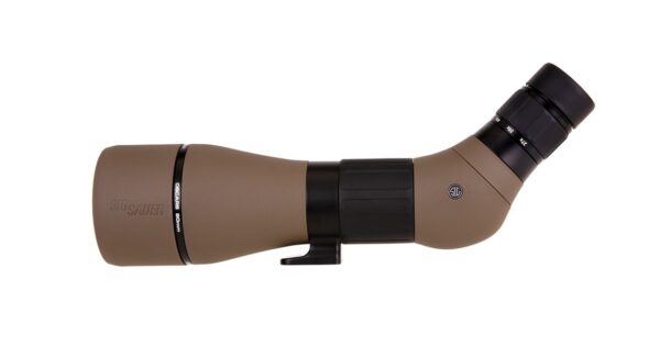 sisoo8200183a8 Sig Sauer OSCAR8 27-55x80mm Angled Spotting Scope FDE