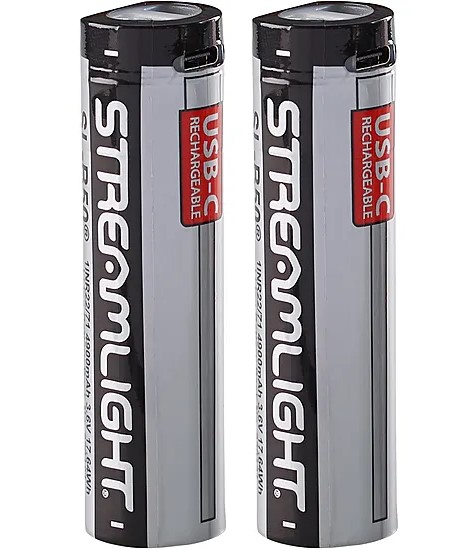 Streamlight SL-B50 Battery Pack 2-Pack 3.6V 4,900 mAh