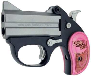 stingergirl5302 Bond Arms Stinger Girl .380 ACP 3-inch Stainless, Pink Wood Grips