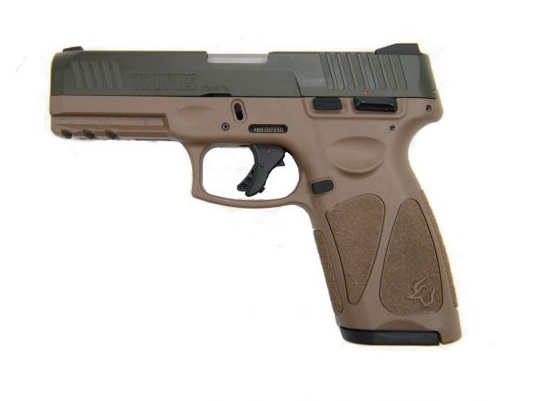 Taurus G3 Full-Size 9mm — 4″ Barrel, OD Green Slide