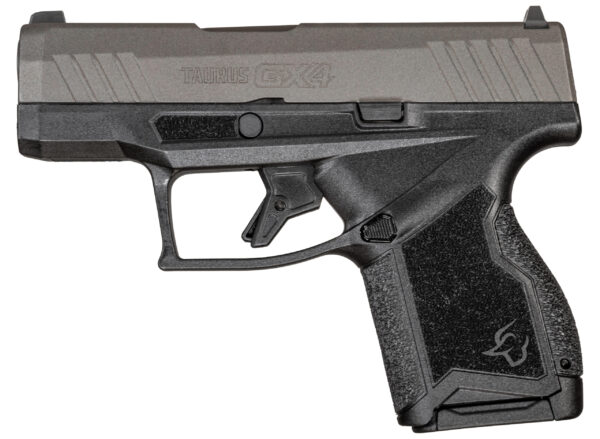 Taurus GX4 Micro-Compact 9mm, Tungsten Slide, 2 Mags