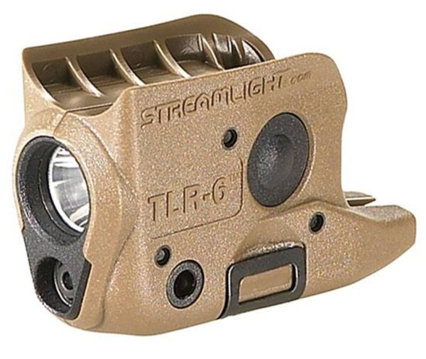 tlr6fde04ee Streamlight TLR-6 100 Lumen Light & Red Laser FDE for Glock 42/43