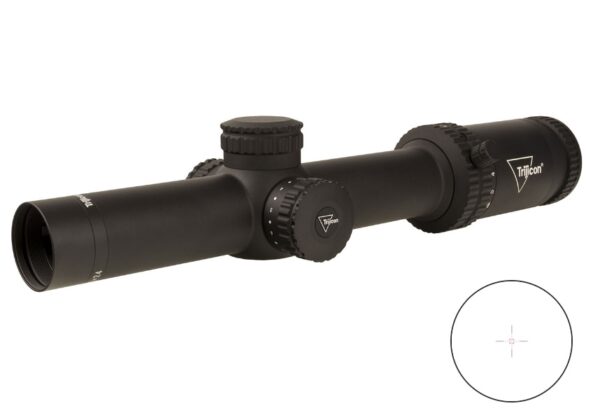 trcr624c29000238fe7 Trijicon Credo 1-6×24 FFP 30mm MRAD Red Segmented Circle