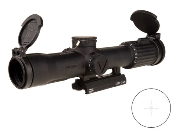 vc18c24000120872 Trijicon VCOG 1-8×28 FFP Illuminated MRAD Reticle