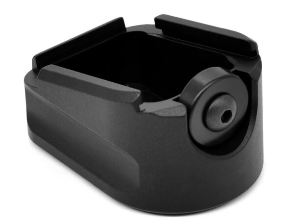 wnmesig54blkb0fa Warne Magazine Extension for Sig P320 — 9mm, +5 Capacity