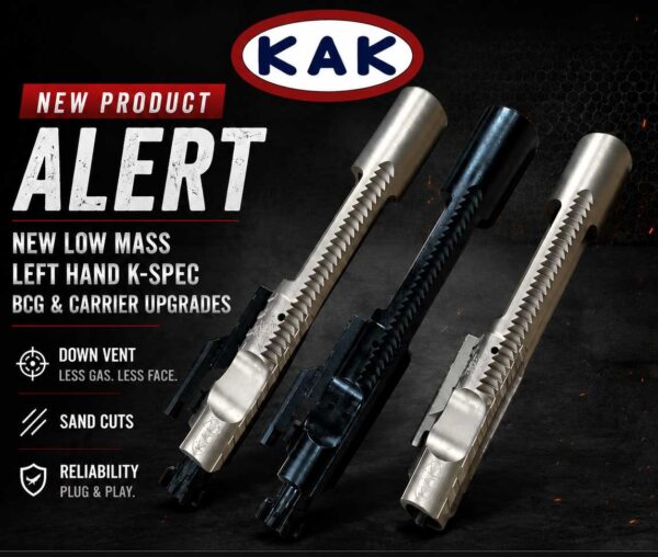 KAK Industry Left Hand K-SPEC Bolt Carrier Groups